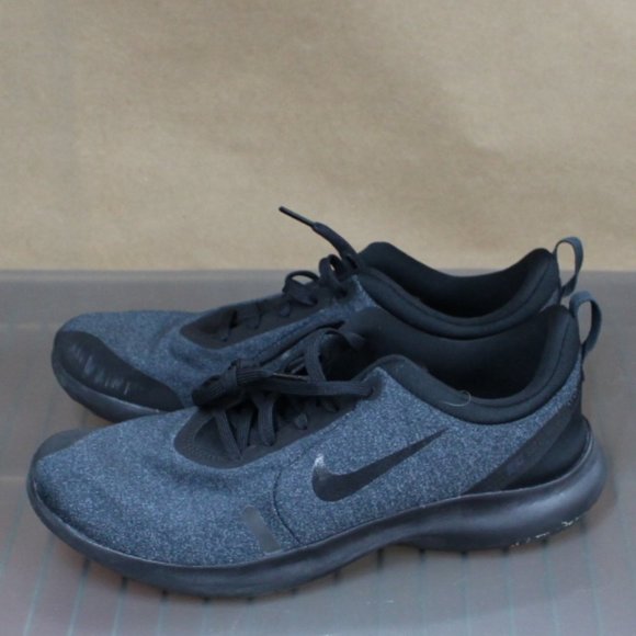 Nike Flex Experience RN 8 Running Shoes Black/Black/Anthracite/Dark Gray 8 4E - Picture 1 of 8